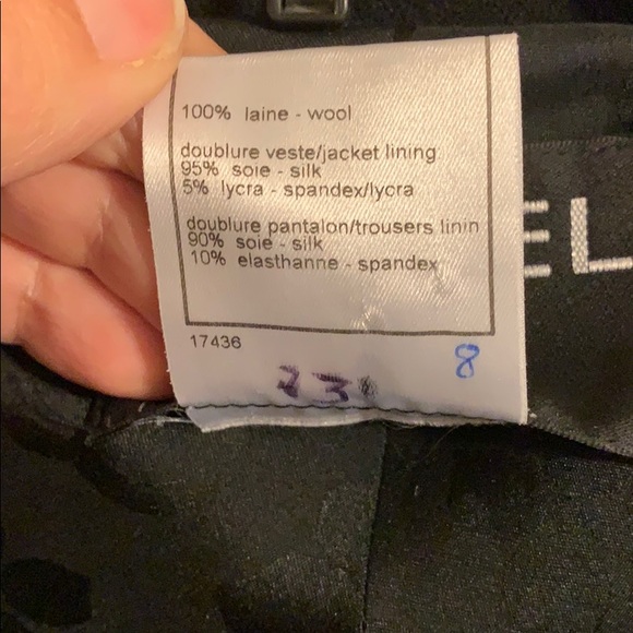 CHANEL black blazer size 40/6 gorgeous - Picture 7 of 7